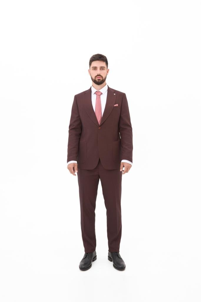 Костюм MAZALTOVMAN 2-ка Premium Рыжий фактурный кежуал