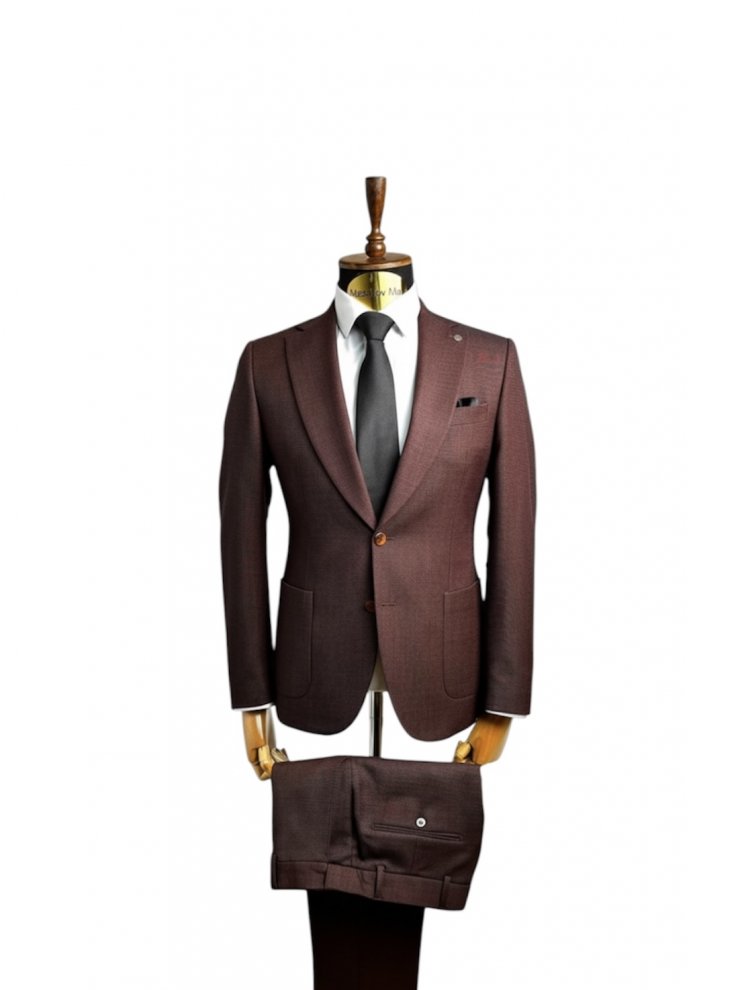 Костюм MAZALTOVMAN 2-ка Premium Рыжий фактурный кежуал