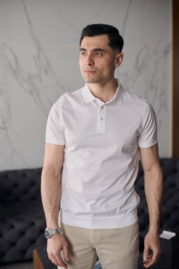 Футболка поло GIO Белая