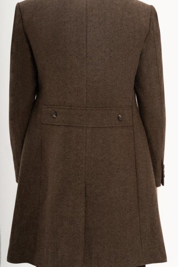 Пальто MAZALTOVMAN Двубортное Premium Коричневое