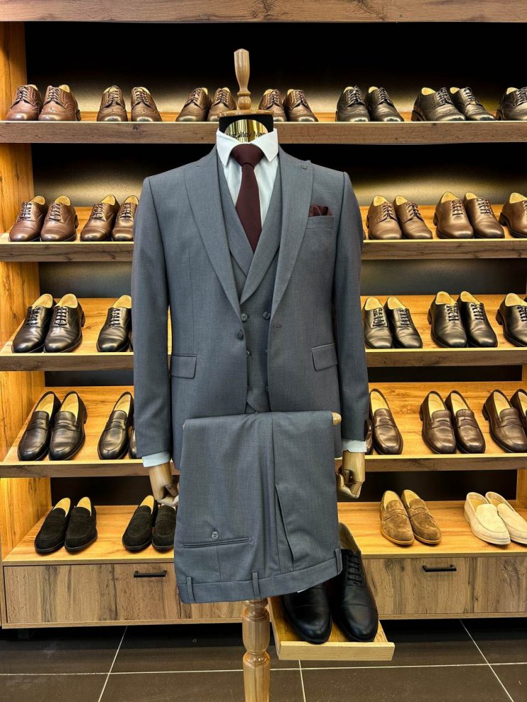 Костюм MAZALTOVMAN 3-ка Premium Серый фактурный