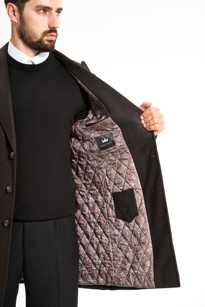 Пальто MAZALTOVMAN премиум Темно-коричневое