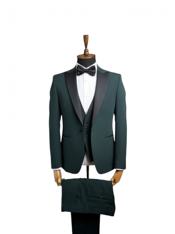Смокинг MAZALTOVMAN 3-ка Premium Темно-зеленый