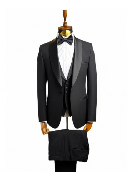 Смокинг MAZALTOVMAN 3-ка Premium Черный