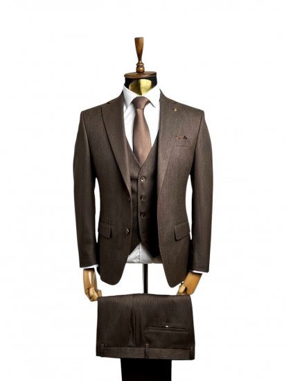Костюм MAZALTOVMAN 3-ка Premium Коричневый