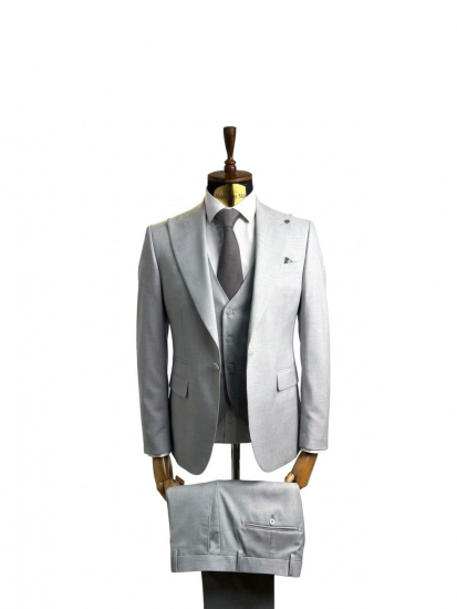 Костюм MAZALTOVMAN 3-ка Premium Светло-серый