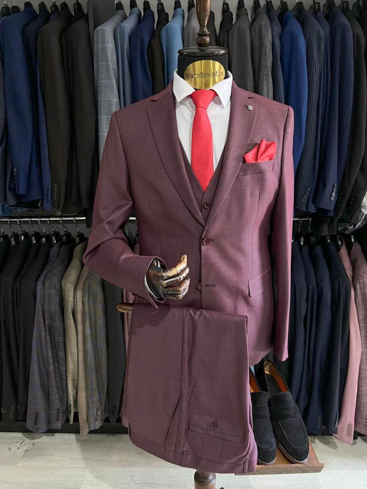 Костюм MAZALTOVMAN 3-ка Красный фактурный