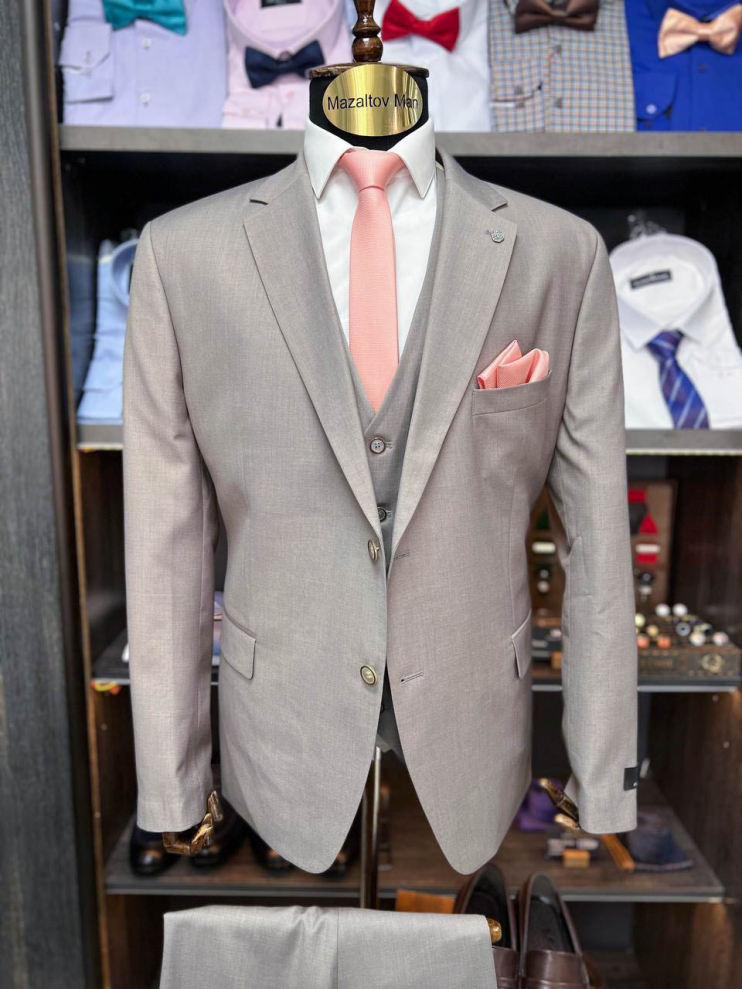 Костюм MAZALTOVMAN 3-ка Серый фактурный