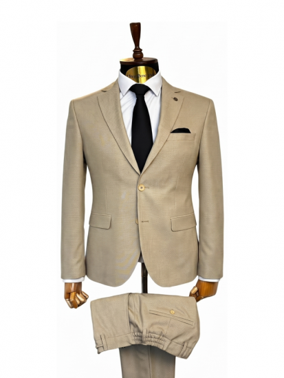 Костюм MAZALTOVMAN 2-ка Бежевый фактурный