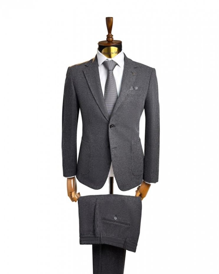 Костюм SAC 2-ка Серый в полоску