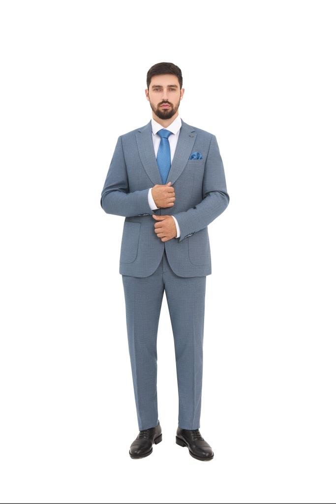 Кэжуал-костюм MAZALTOVMAN 2-ка Premium Голубой фактурный
